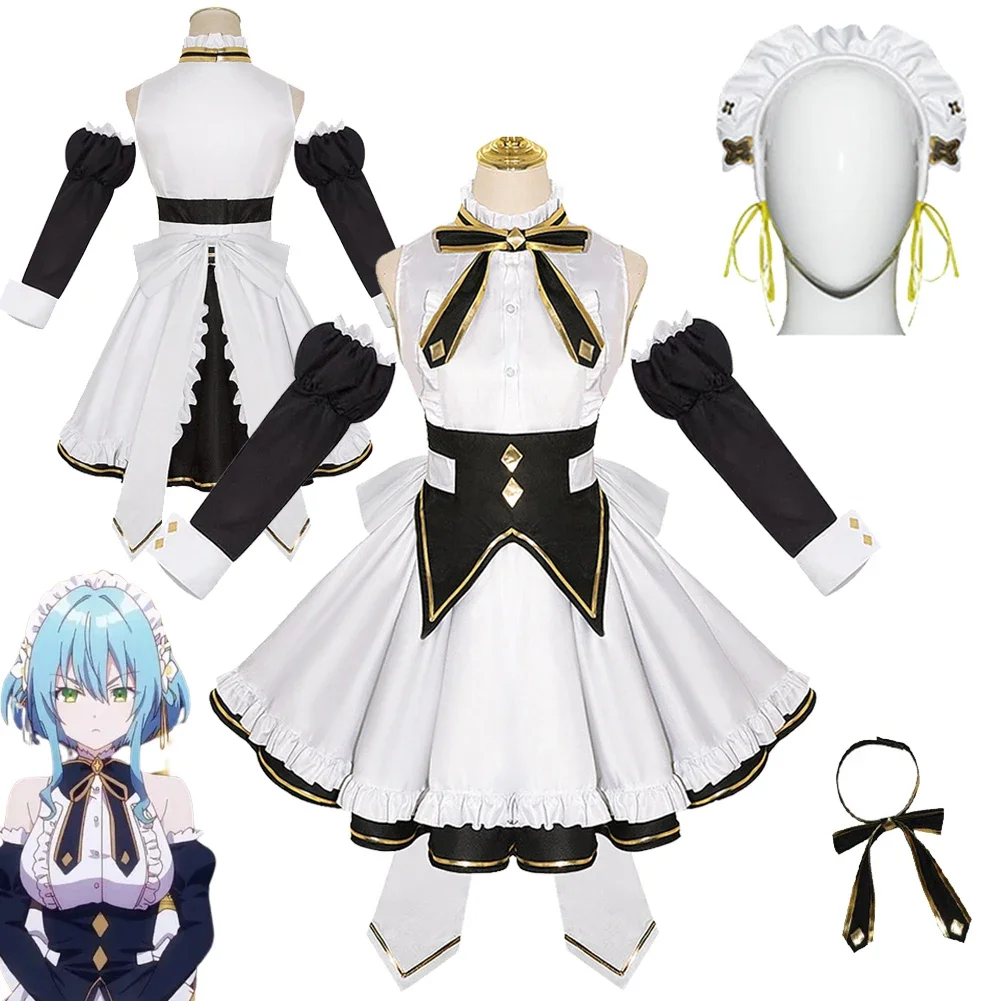 

Villhaze Cosplay Fantasy Maid Dress Anime Hikikomari Vampire Disguise Costume Adult Women Outfit Halloween Roleplay Clothes