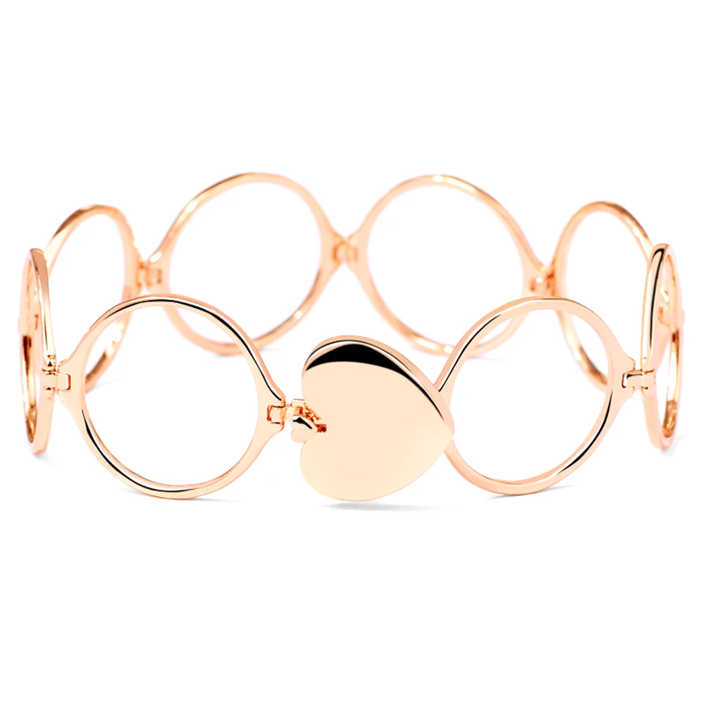 

Shrinking Bracelet Love The Creative Bangle Heart-shaped Adjustable Women Retractable Miss