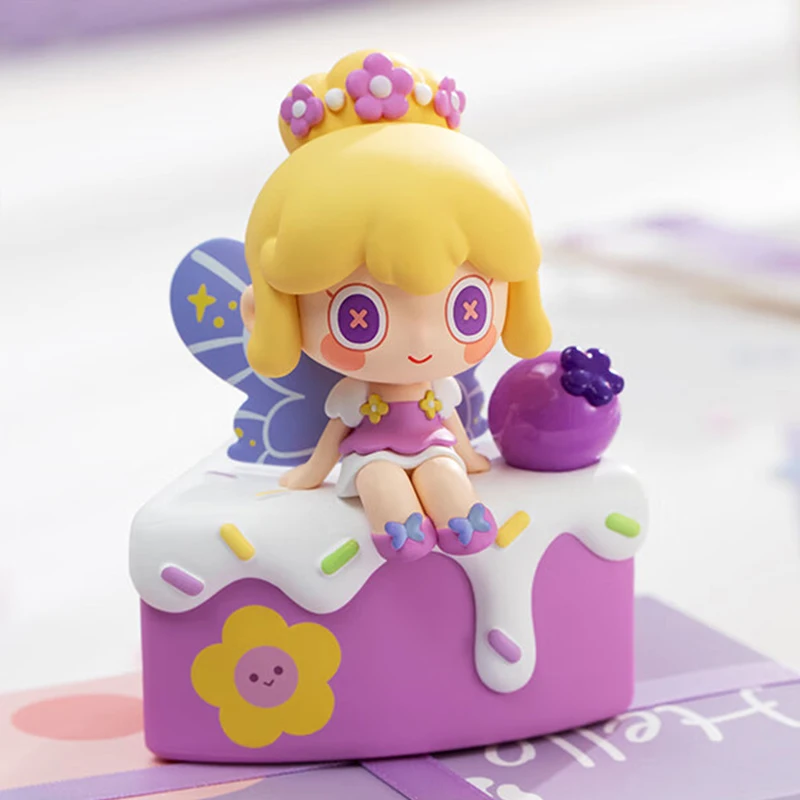 MINI World Girl Sweet Cake Series Blind Box Toy Caja Ciega Cute Kawaii Doll Action Figure Toys Kid Surprise Model Mystery Box