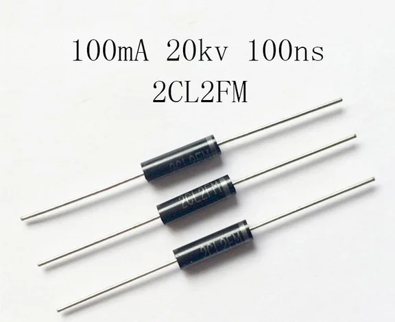 10PCS 15kV 100mA HIGH VOLTAGE DIODE 2CL2FL 15KV 100MA 100NS ＆2CL2FM 20KV 100MA 100NS Silicon Rectifier Diode DO-415