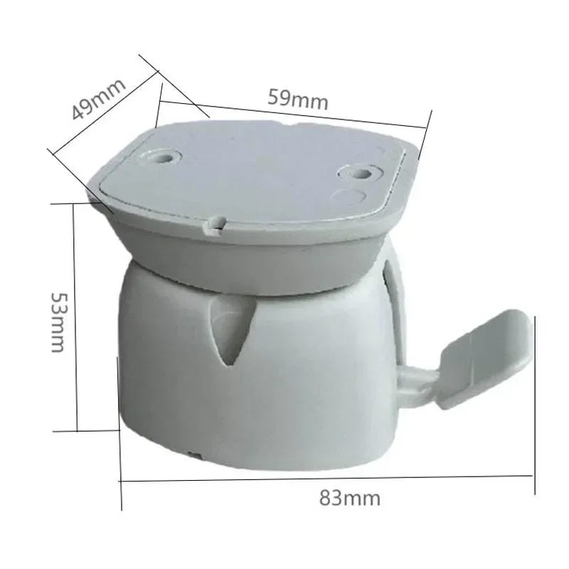 1 قطعة باب الأمتعة متنقل الصيد البلاستيك سلامة الباب الصيد مزلاج حامل ل RV البضائع مقطورة قافلة متنقل سيارة تجارية #2