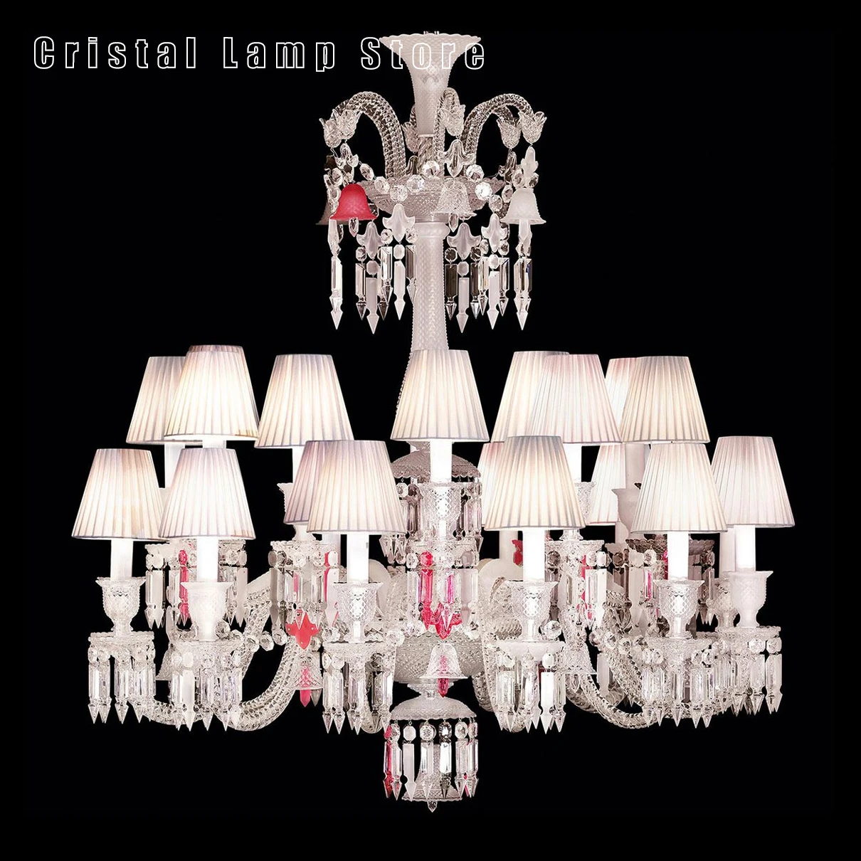 Luxury Crystal Chandeliers Modern Glass Hanging Lamps Living Room Hotel Decorative Ceiling Lighting Pendant Chandelier Lights