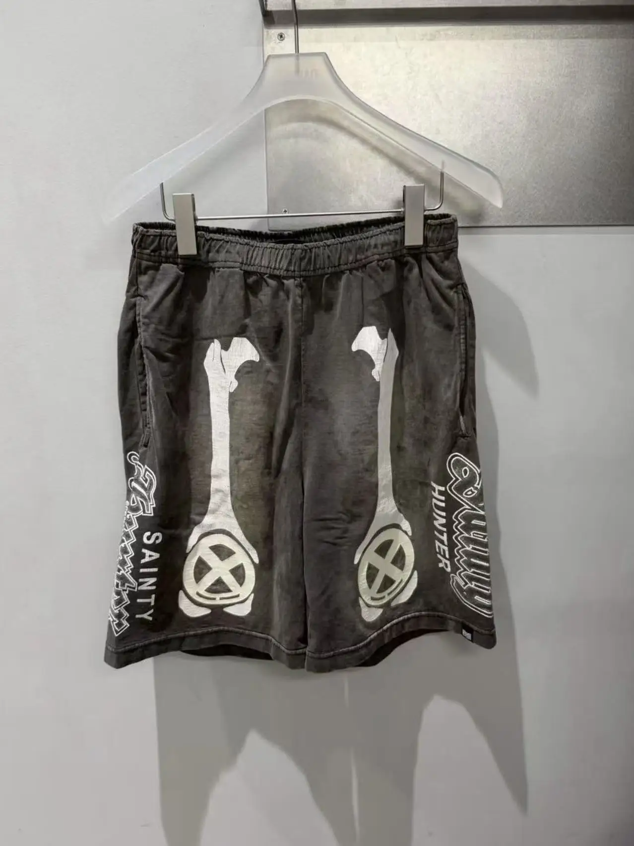 Washed Vintage Short Pants Men's Women's Trendy Loose Fit Cotton Summer Shorts Collaborative 26SS Distressed Look