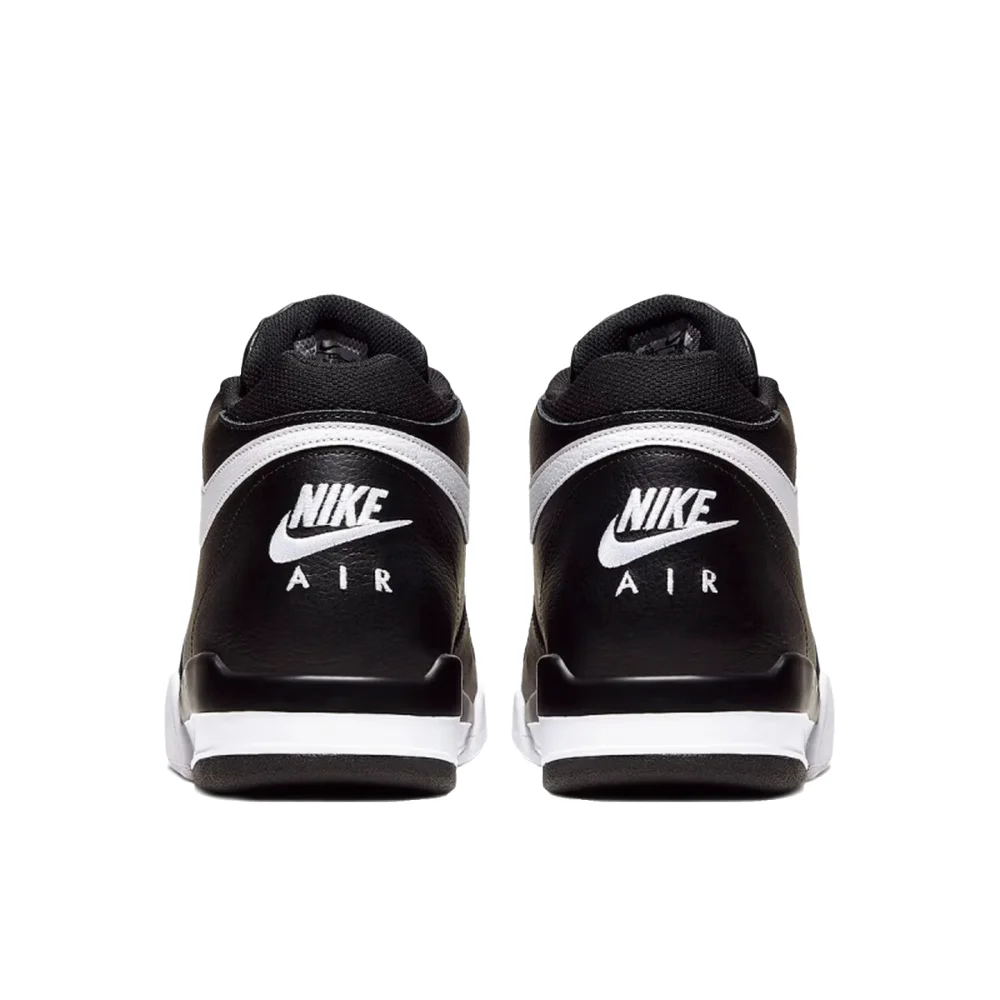 Nike Flight Legacy Mid-Top Retro Basketball Shoes with Slip-Resistant, Durable, and Cushioned Construction Unisex BQ4212-002