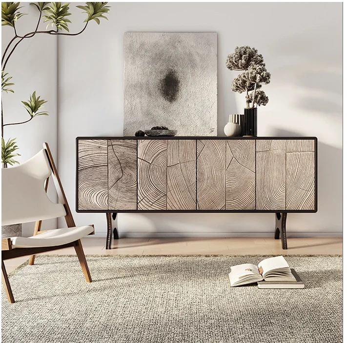 

Y Simple Antique Style Living Room Retro Art Solid Wood Curio Cabinet