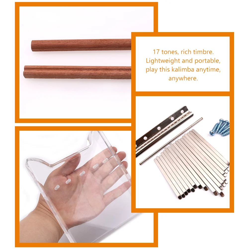 

Kalimba Accessories Small Thumb Piano Finger for Adults Instrument Metal Beginner Child