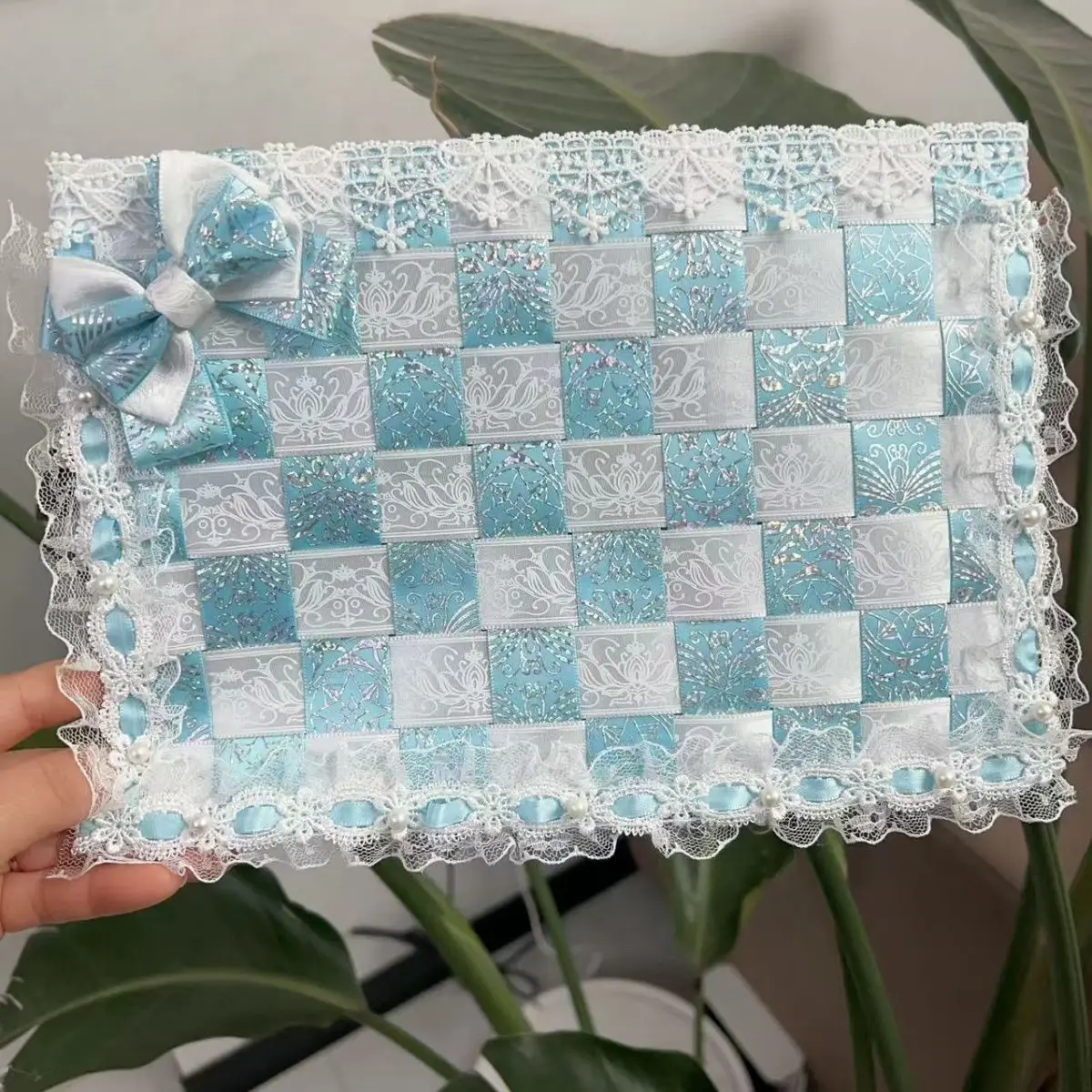 Lolita Luxury Ribbon Lace Backplate, Badge Display Organizer Board, Backpack Base Insert Board, Badge Display Insert Board