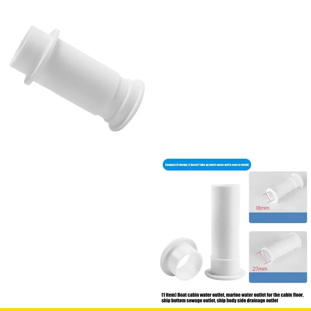 

SZCH Through Hull Drain Fitting For Yacht Cabin Bilge Water Outlet And Water