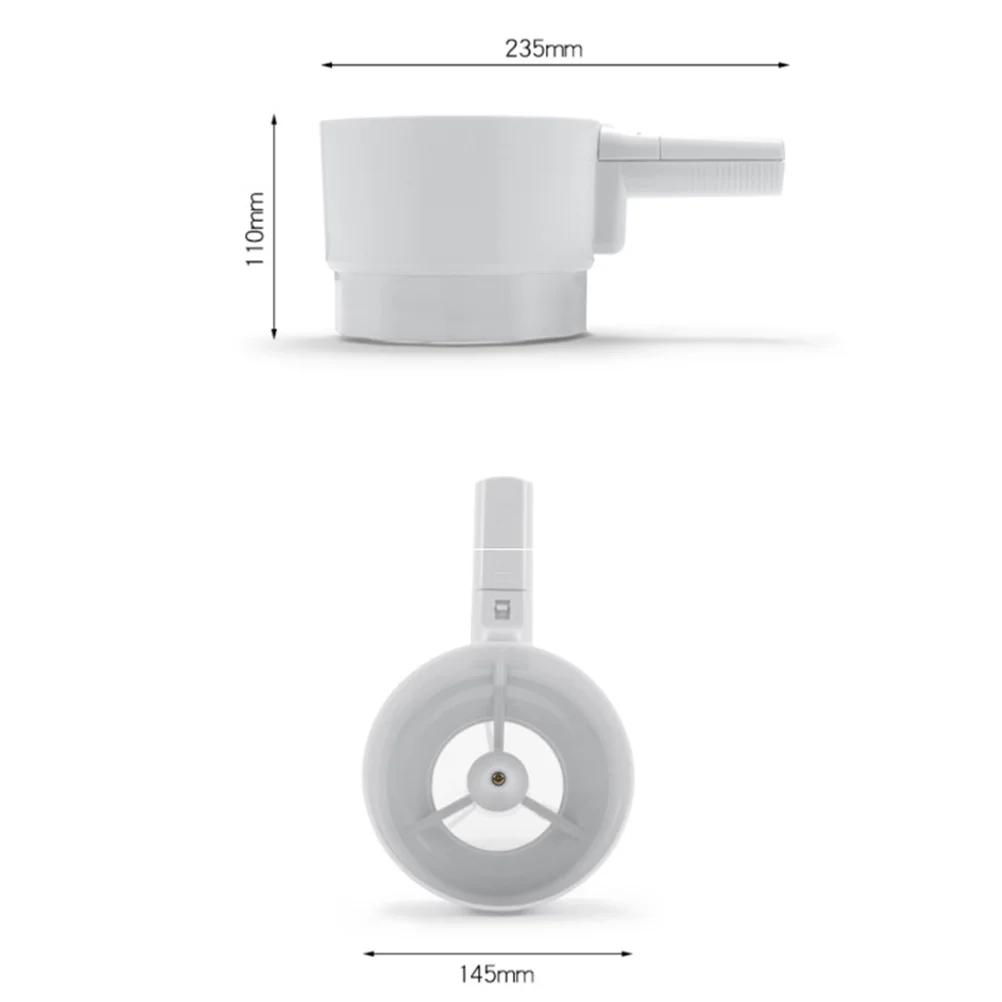 

1pc Electric Hand-Held Stainless Steel Inner Flour Sifter Baking Tool For Home Restaurant Hotel Use Fast Efficient Powder Sieve