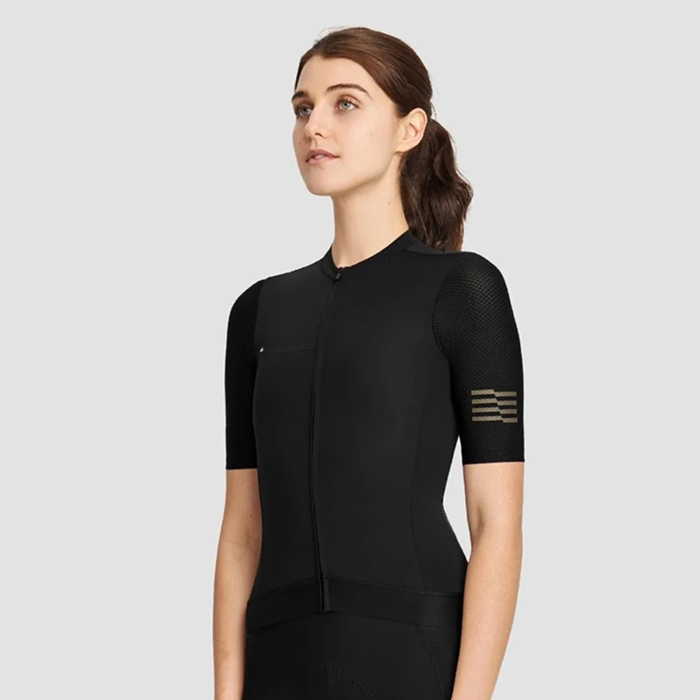 2023 mujeres verano Pro transpirable ciclismo Jersey transpirable manga corta bicicleta camisas bicicleta cómoda