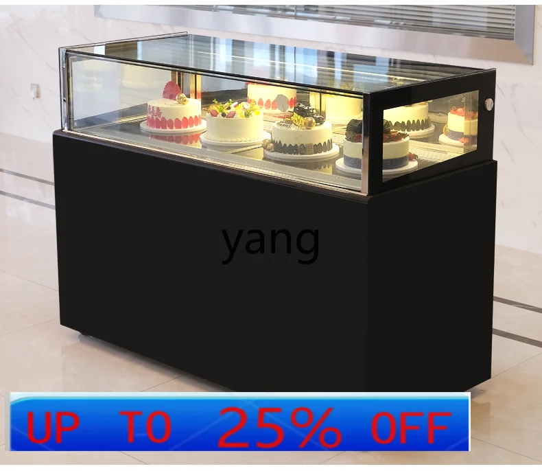 Lmm Seamless Air-Cooled Mousse Right-Angle Western Point Fresh-Keeping Drawer Chocolate Dessert Freezer