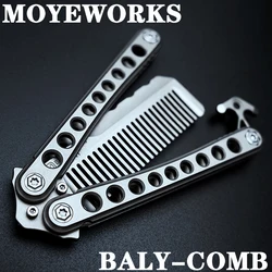 MOYEWORKS BALY-COMB 902 TC21 Titanium Alloy Multi-function Tool Finger Practice Decompression Toy