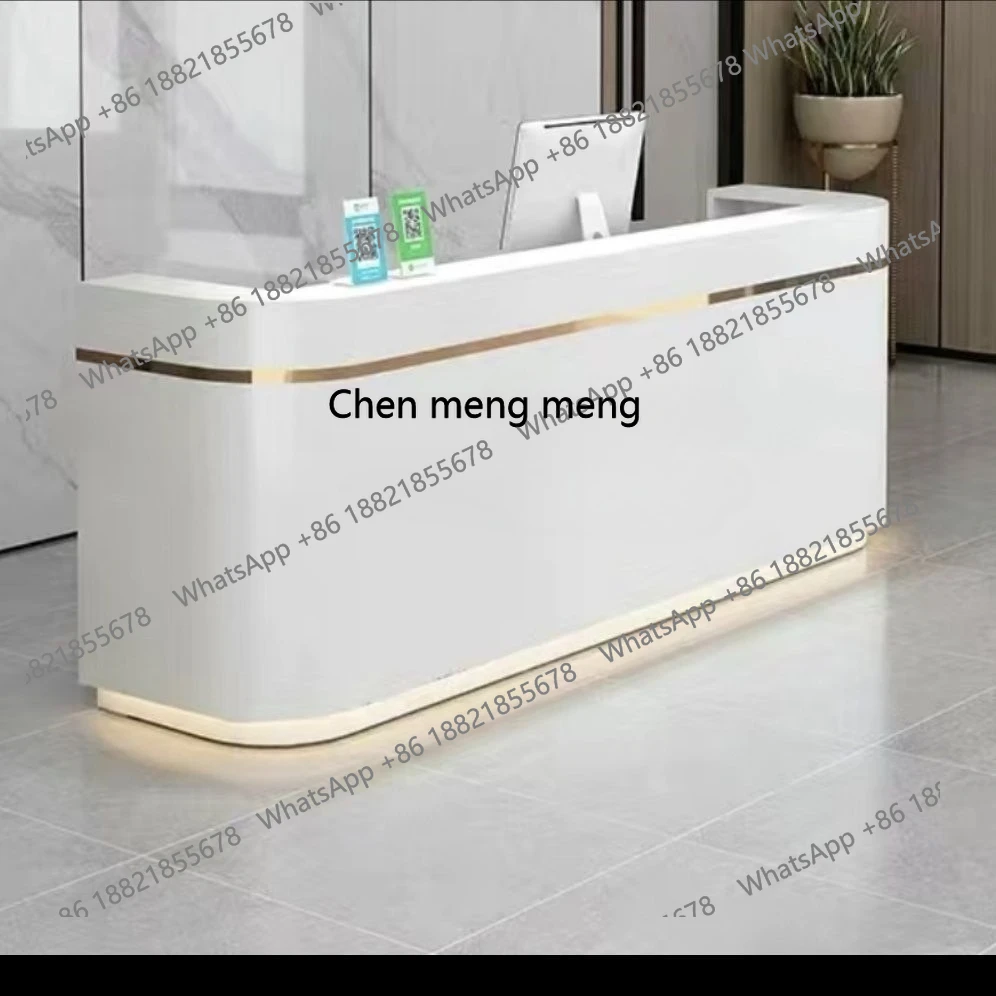 X Simple and modern, curved checkout page beauty salon health club, paint other