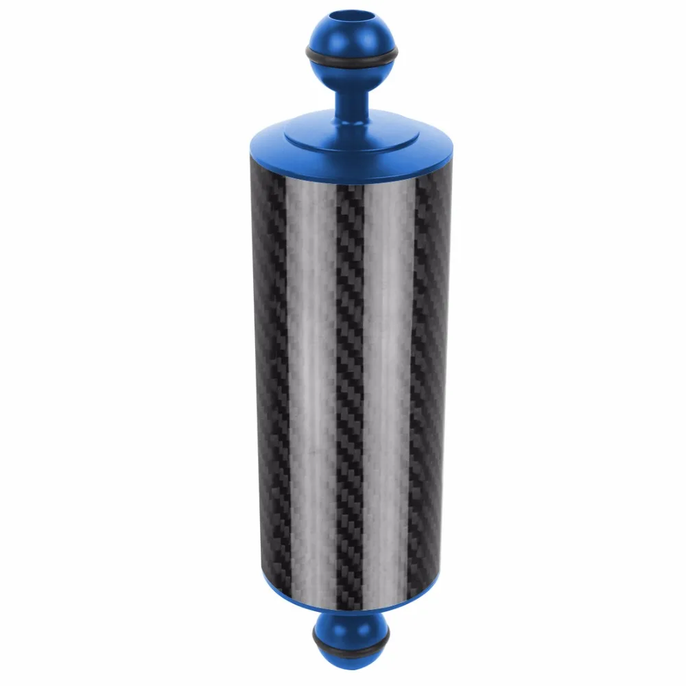 Carbon Fiber Extension Tray Arm Float Auftrieb Aquatic Arm Dual Ball SLR Kamera Tauchen für Gopro yi EKEN für DJI für OSMO Action – Detail 26