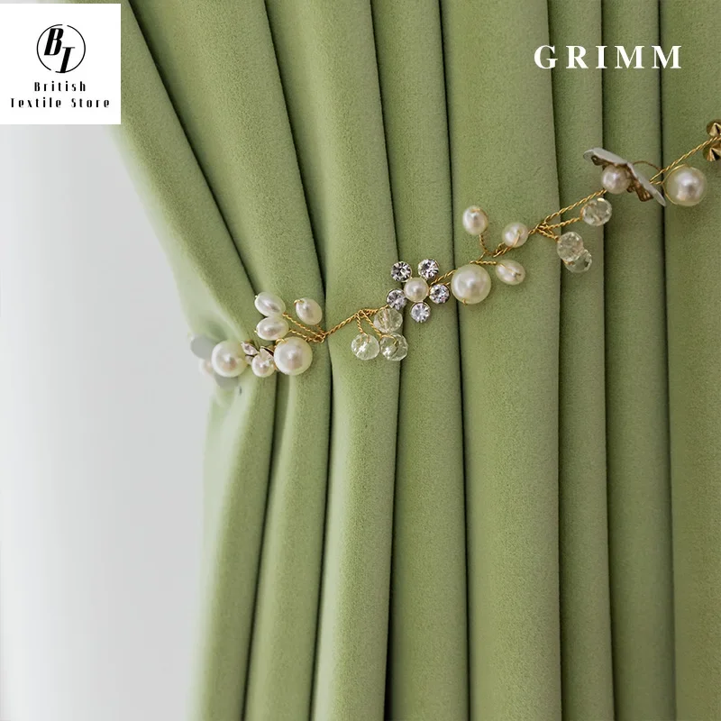 

Thickened Physical Blackout Curtains, Balcony Bay Windows, Sun-proof Shading Cloth Curtains for Living Dining Room Bedroom