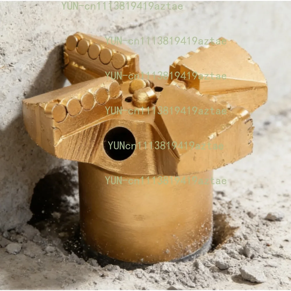 Non-core-taking Composite Bit Three-blade and Four-blade PDC Drill Bits Water Well and Geological Exploration Drill Bits
