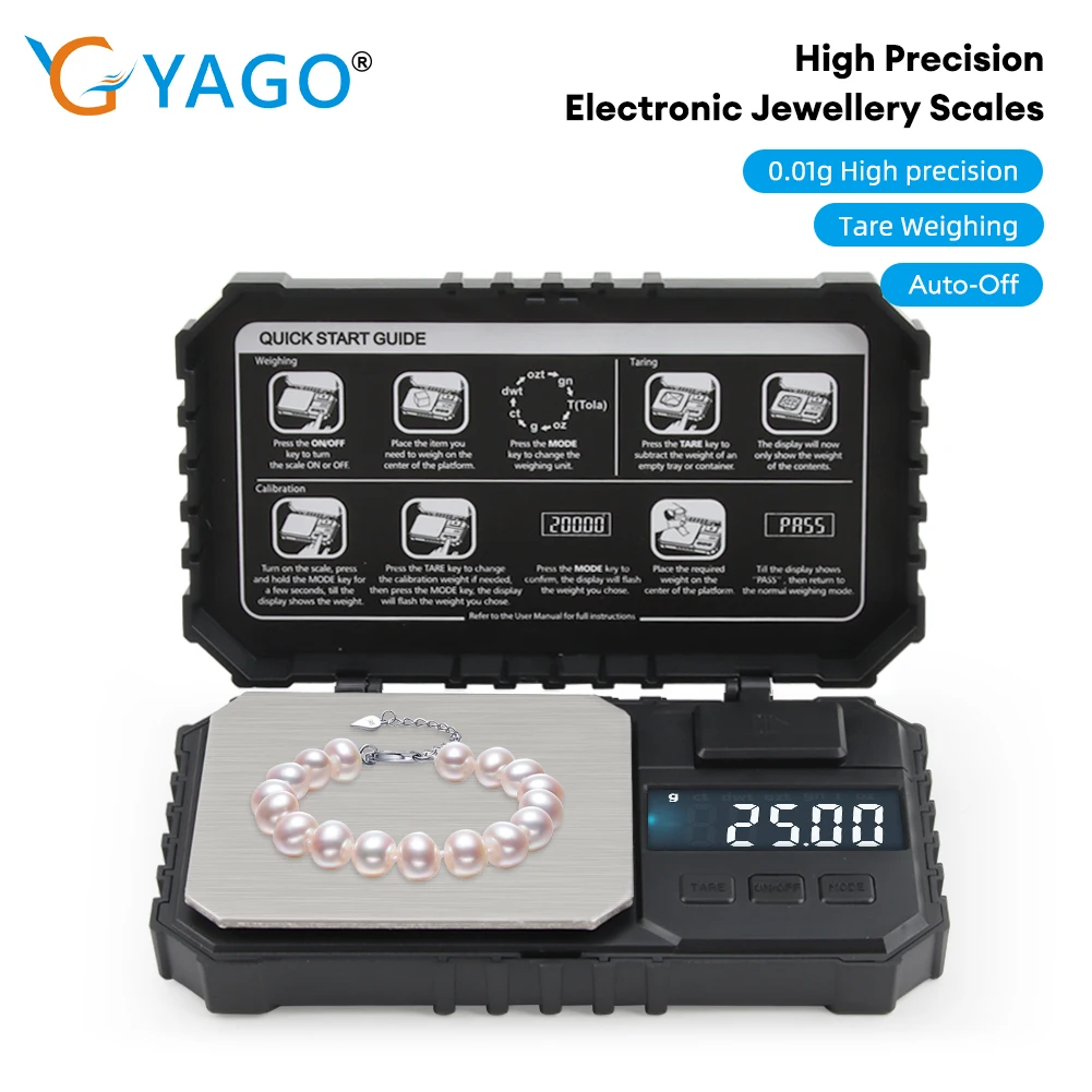 High Precision Home Use Mini Scale Balance Scale for Gold, Jewellery, Diamond, Tea, Medicinal Weighing