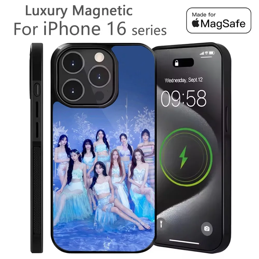 

KPOP T-TWICE-S Phone Case For iPhone 16,15,14,13,12,11,Plus,Pro,Max Mini Magsafe Magnetic Wireless Charging