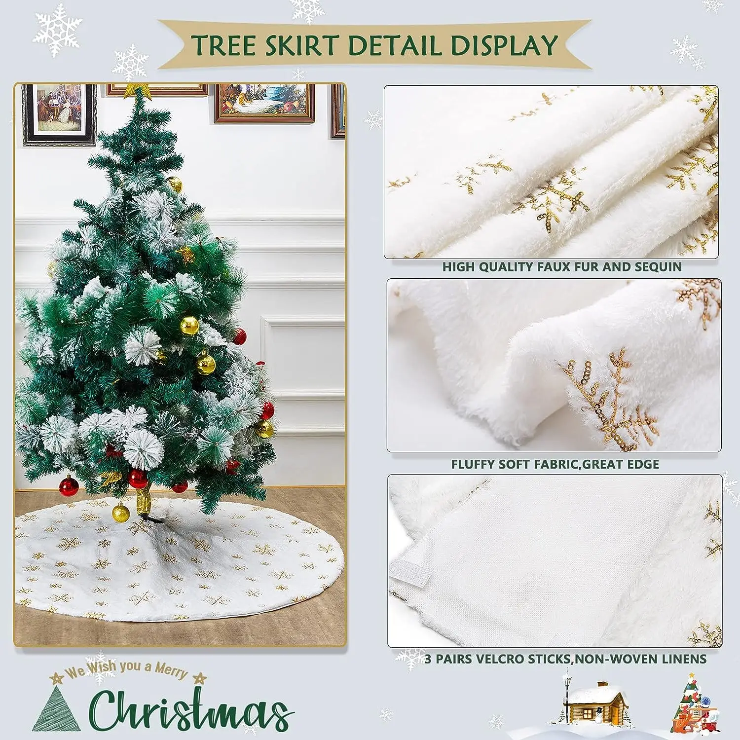 Thumbnail 4 - #23 Christmas Tree Skirts Comparison Guide