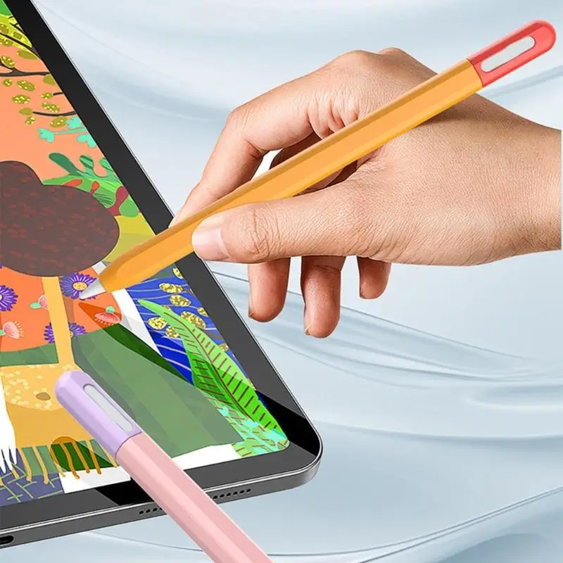 R53C 2 Silicone Protective Sleeves for Styluses Pen Design AntiSlip Grips Cover