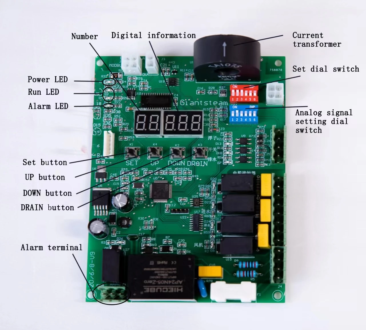 

Control Unit Circuit Board for Humidifier