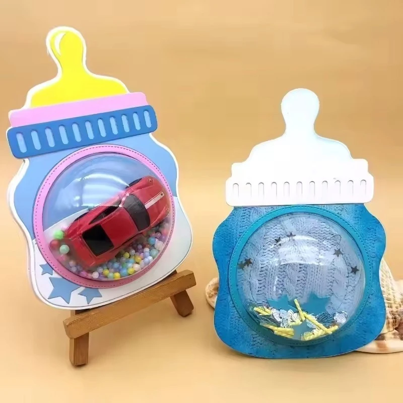 10/20/50/100PCS Klare Kunststoff Hemisphäre Abdeckungen DIY Candy Dome Kit Für Weihnachten Halloween Party geschenk DIY Party Spielzeug – Detail 3
