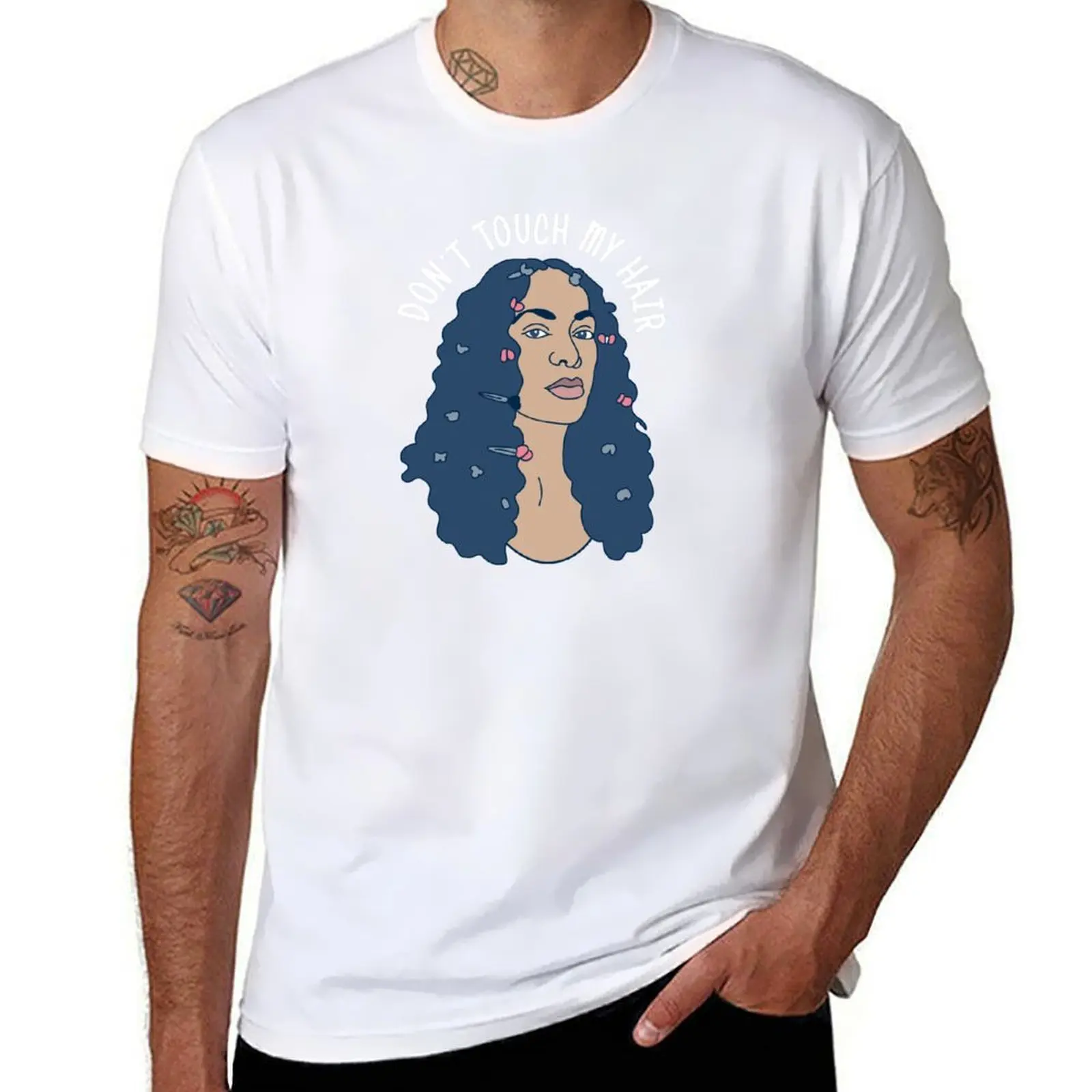 

Solo Don't Touch My Hair T-Shirt man t shirt heavy cotton t shirts for man graphic vintage T-Shirt
