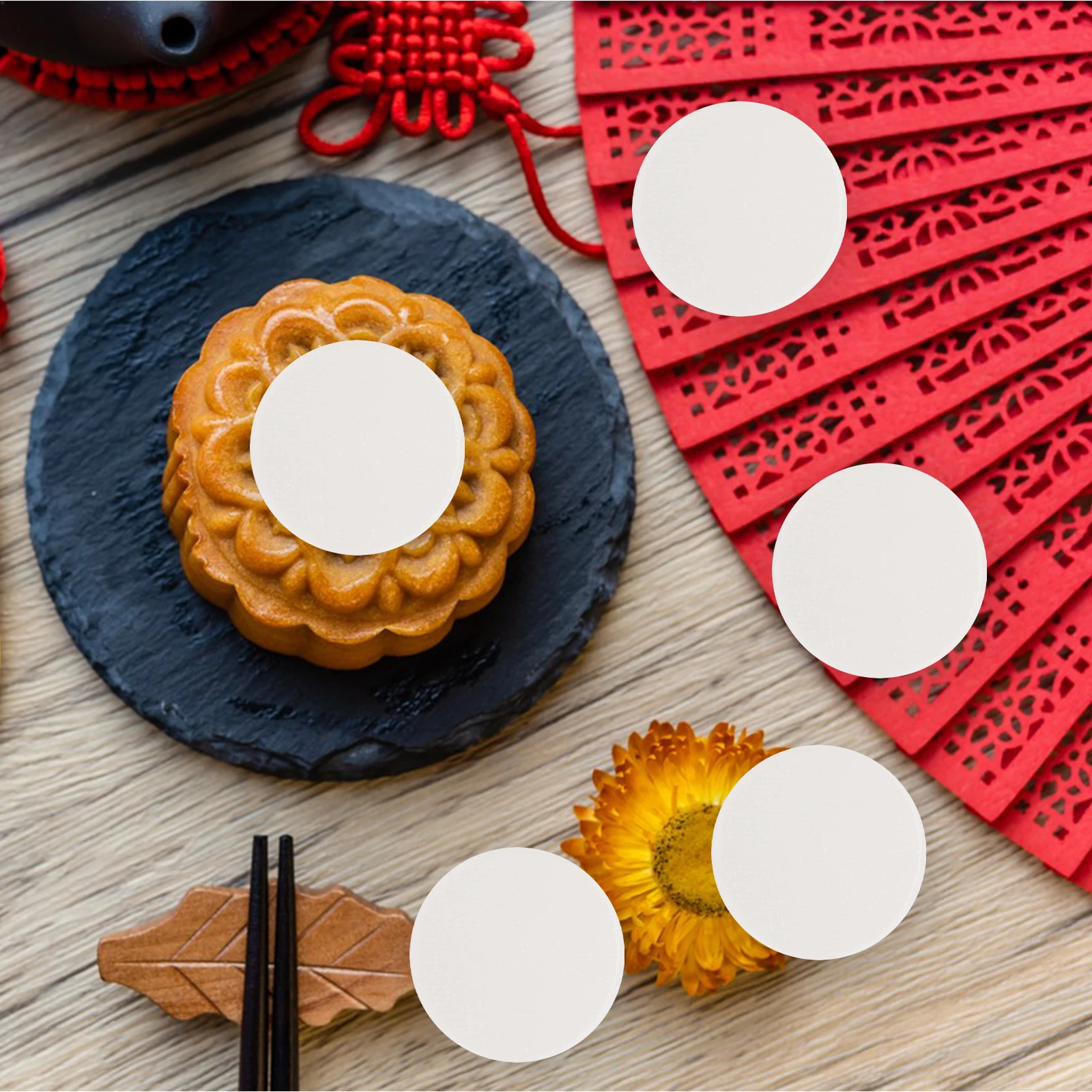 

100pcs Drying Sheets Food Grade Plant Fiber Moisture Absorbing Tablets Kitchen Closet Car Desiccant Rice Storage Dry