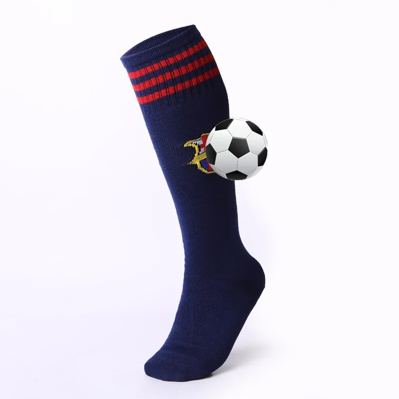 

Adult Kids Professional Soccer Socks Football Club Breathable Knee High Training Long Stocking Sports Sock for Boys Girls