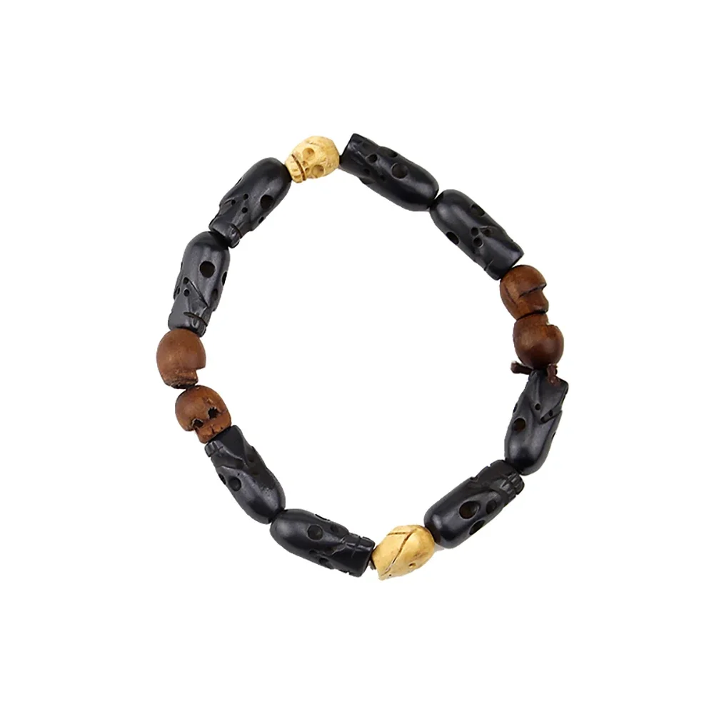 Supernatural Deans Protection Amulet Charm Women Cosplay Star Pentagram Bracelet Winchester Jensen Ackles Skull Ball Bracelet