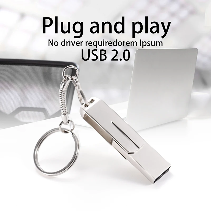 JIASTER USB 2.0 Pendrive 64Gb Memory Stick 32Gb 4Gb Metal Usb Flash Drive 128Gb Pen Drive 128Gb 8Gb Usb Stick 16GB