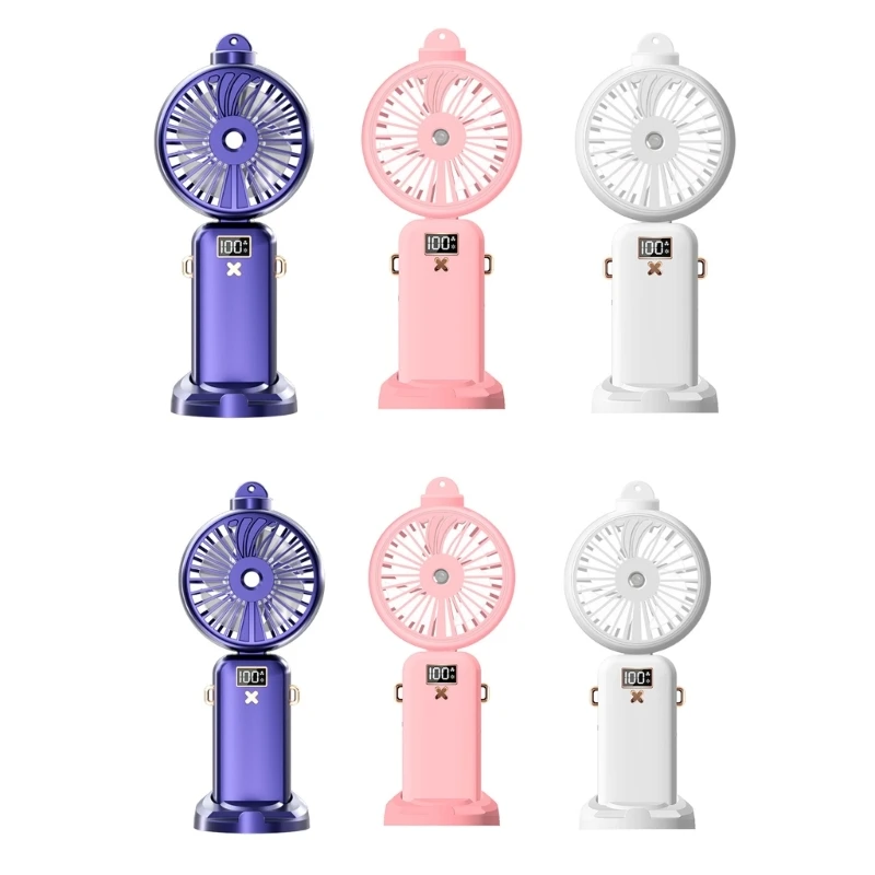 

D0AB USB Charging 5 Gear Wind Ventilator Portable Fan Desktop Camping ConditionersFan