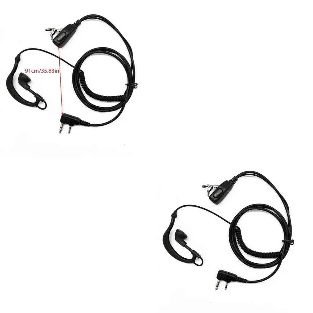 

Walkie-Talkie Headset 2 Pin Intercom Earphone Headphone for UV-5R UV5R UV-5RE