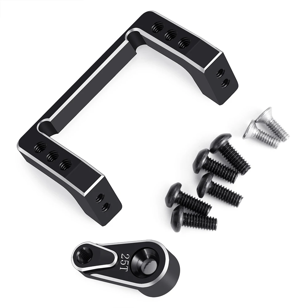 YEAHRUN Aluminum Alloy Servo Arm Mount  for 1/16 Mini-B 2WD RC Buggy Truck Model A20CLS Servo Upgrade Parts