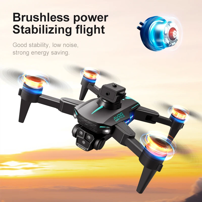 Profissional Brushless RC Drone, tela grande, 6K HD Aerial Camera, WiFi FPV, Quadcopter Evitar Obstáculos, RC Helicopter Gift Toy