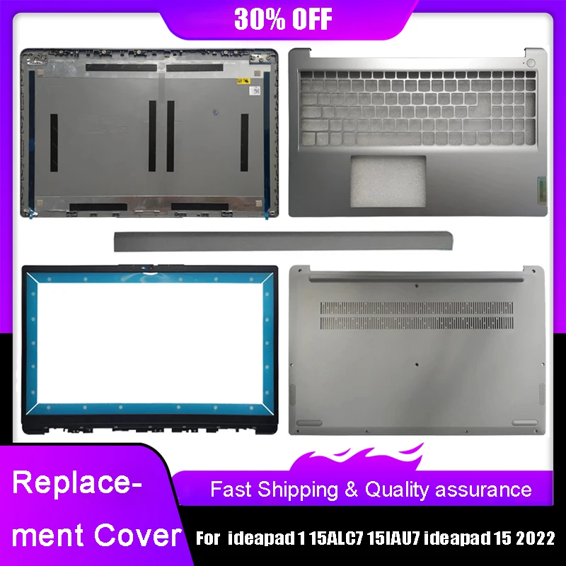 New Laptop LCD Back Cover For Lenovo ideapad 1 15ALC7 15IAU7 ideapad 15 2022 Front Bezel Palmrest Upper Bottom Case Hinge Cover