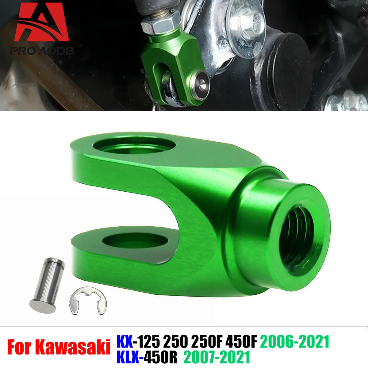 Precision-Made Motorcycle Rear Brake Clevis For Kawasaki KX80 KX85 KX100 KX125 KX250 KLX125 150S 250 For Suzuki RM80 85 125 250