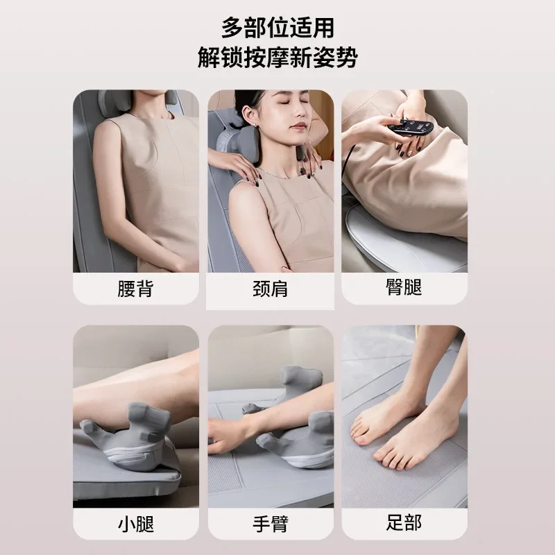 Walking massage cushion, neck and waist electric kneading multifunctional shoulder and neck massage device