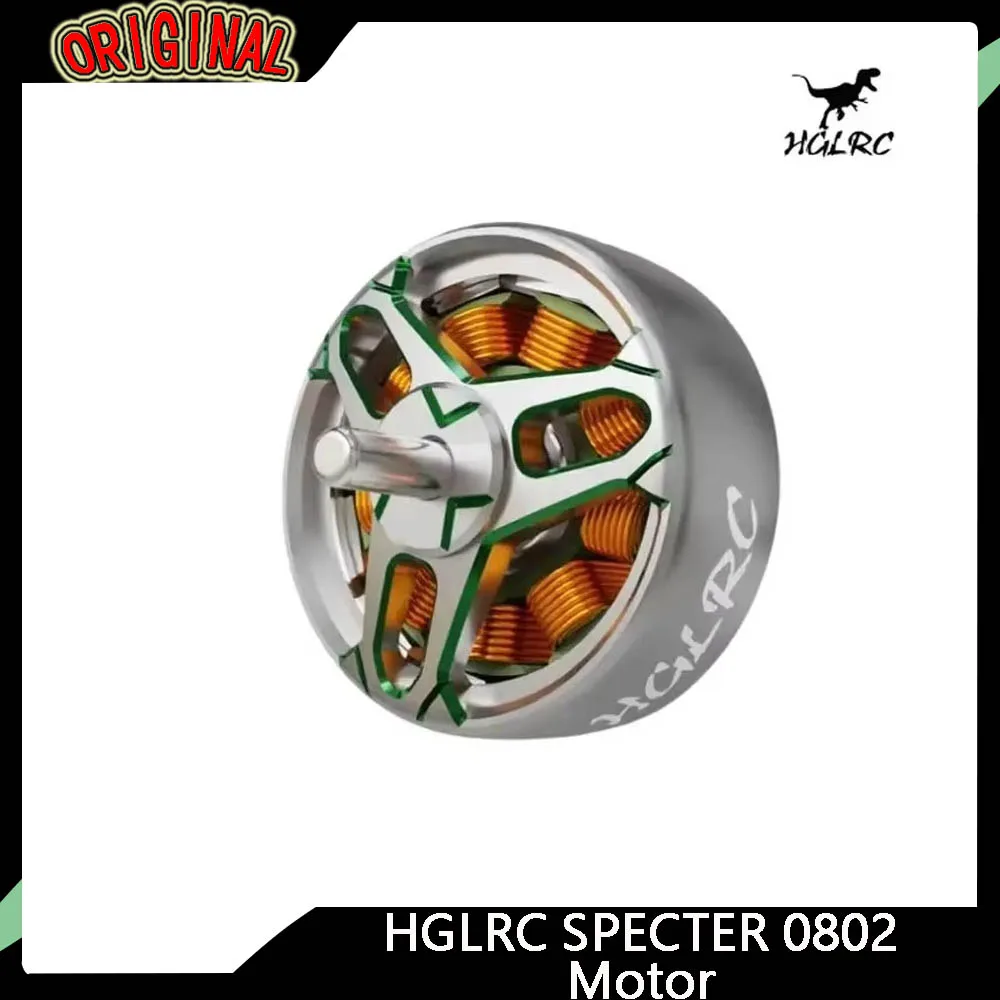 

4PCS HGLRC SPECTER 0802 Brushless Motors - 21000KV, 1S LiPo, 31/41mm Prop Fit, High Torque for 65-75mm Tinywhoop FPV Drones