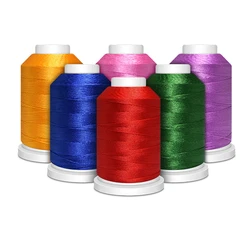 3 Strands 0.3mm Glossy Ice Nylon Thread for Hand Knitting Tassels 500m Colourful Tower Thread Sewing Thread Jewellery Threads