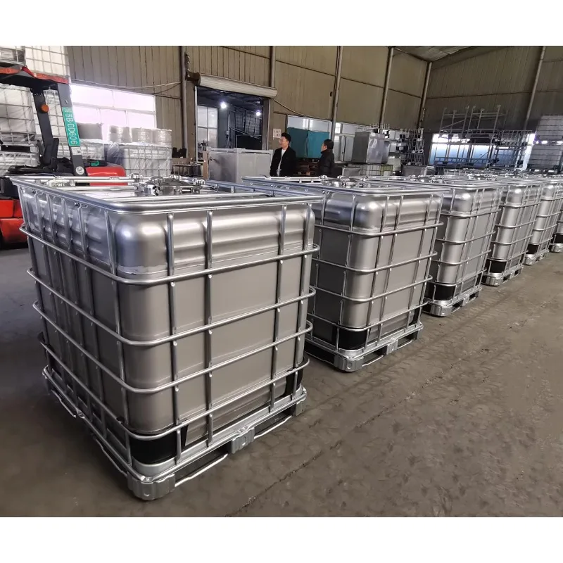 High-quality SUS304 stainless steel IBC transport tanks for chemical, agricultural and restaurant applications