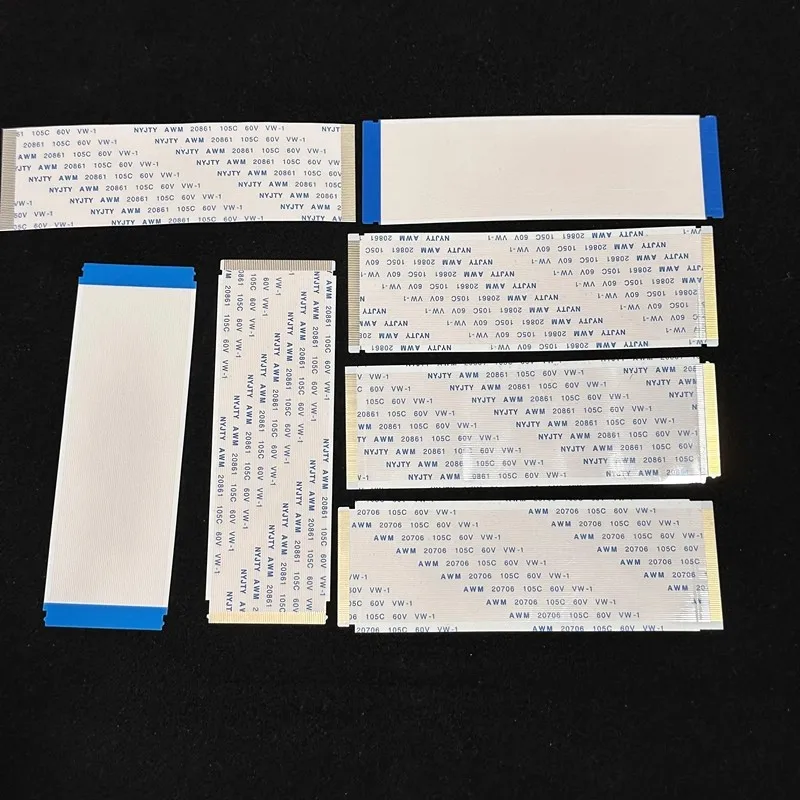 

100PCS/ 60pin FFC cable is applicable to the latest LCD logic board (t-con FFC) with a width of 34mm