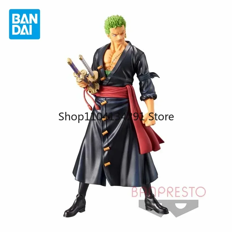 

Bandai Genuine One Piece Anime Roronoa Zoro Action Figures Collectible Model DXF 2.0 Wano Country Ornaments Toys Gifts for Kids