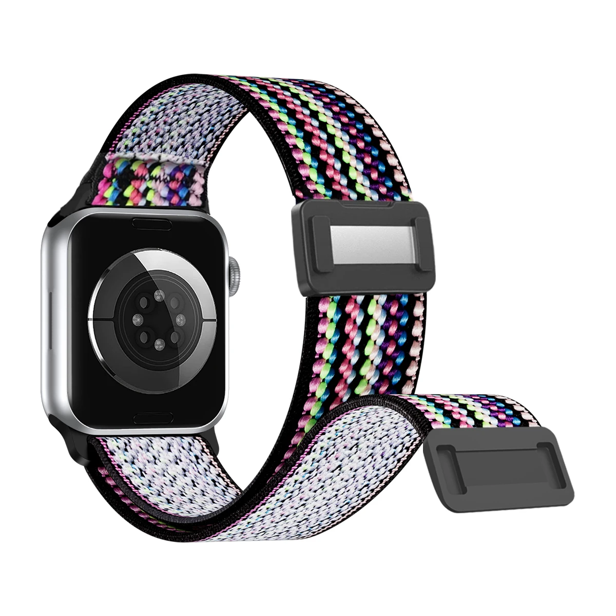 Updated Magnetic Loop For Apple Watch strap 38mm40mm41mm 42mm44mm45mm49mm Adjustbale Nylon Bracelets for iWatch series 9 8 7