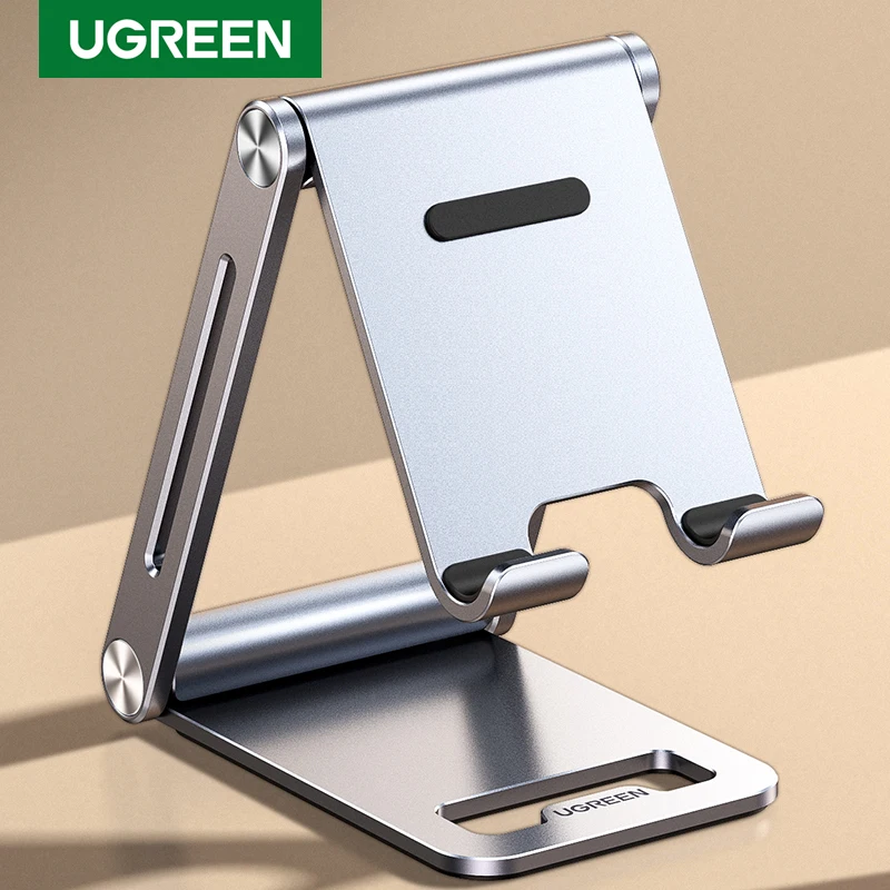 UGREEN Phone Holder Stand Aluminum Cell Phone Stand Tablet Stand Support Mobile Phone For iPhone 15 14 13 Xiaomi Samsung Huawei