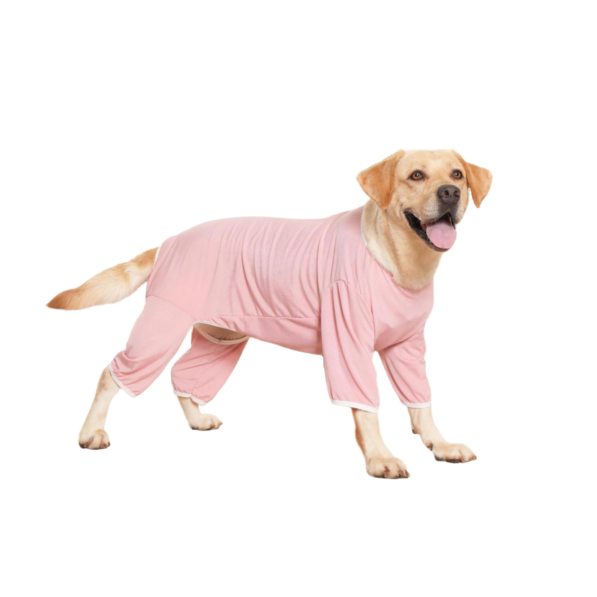 

Summer Cooling Ice-Silk Dog Pajamas Onesies Soft Lightweight Large Dogs Clothes All-in-one Pet Jumpsuit for Medium Large Dogs