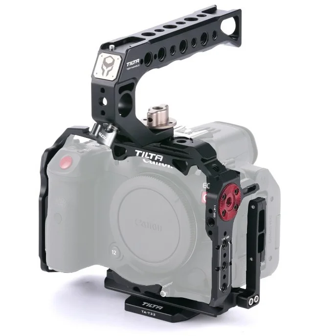 TA-T32-A-B Camera Cage for Canon R5C Basic Kit Black Camera Rig for Canon EOS R5C(No Camera)