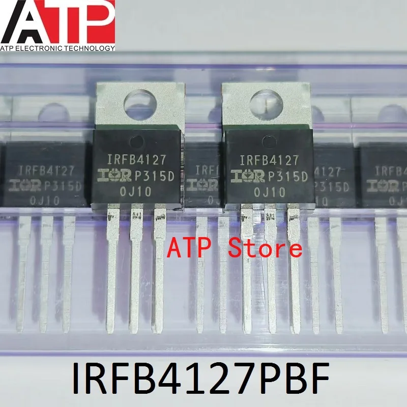 10pcs/lot 100% New Imported Original IRFB4127PBF IRFB4127 TO-220 Field Effect Transistors MOSFET Tube N-Channel 200V 76A