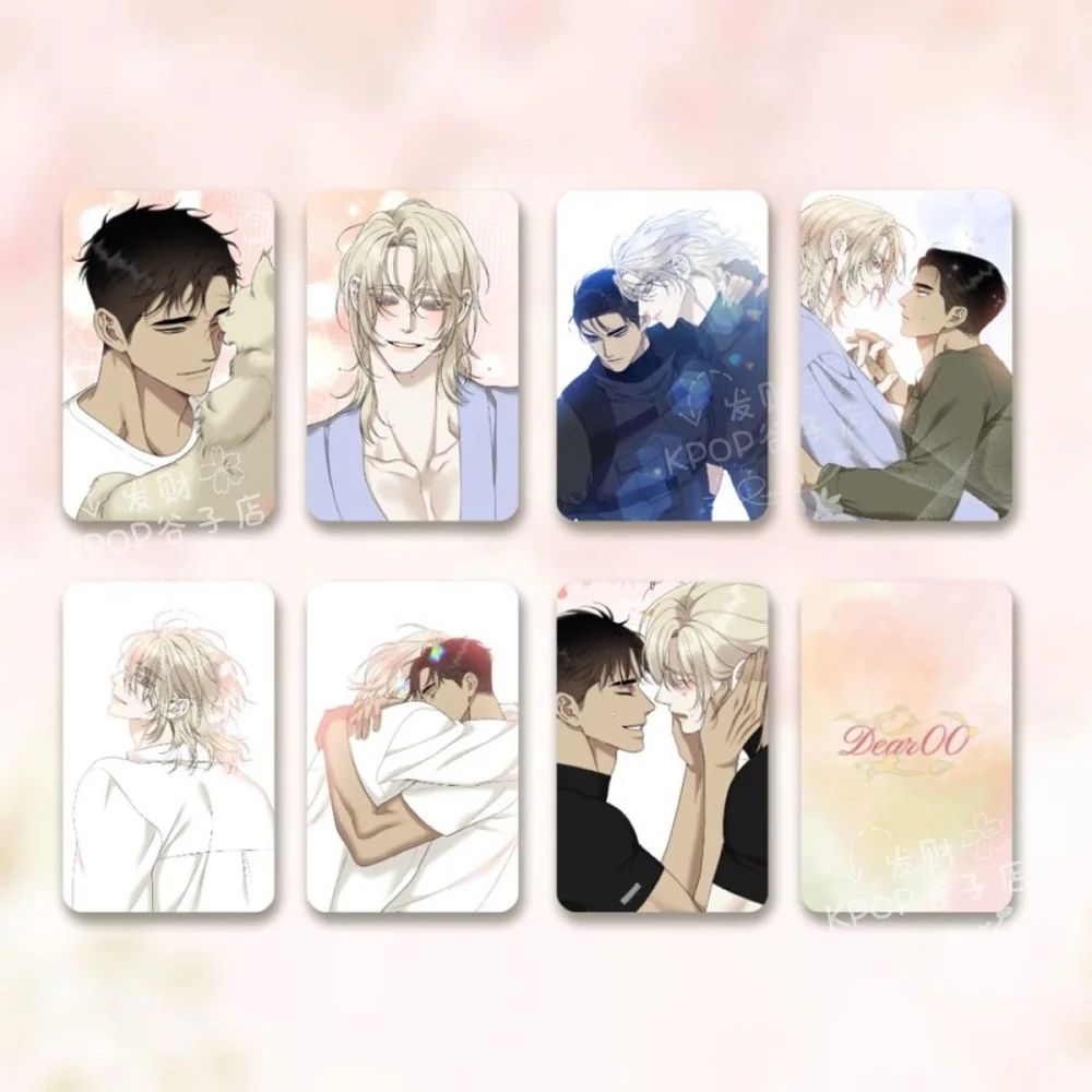 7 Pcs/Set Korean Manhwa Dear Lomo Card Adam and Eve Co mic Characters 3 Inches Photocard Fans Collection Cards