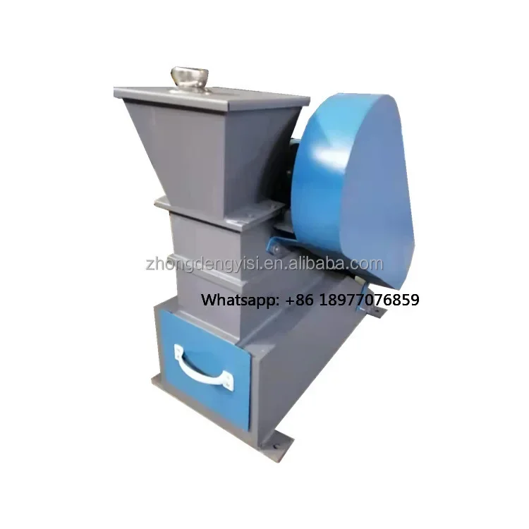 Small Mini Portable Roller Crusher Environmental Protection Type For Mining RockOre Aggregate Gravel Granite Sample